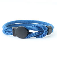 Nuevo Pulsera De Hombre Con Dos Capas De Cuerda De Náilon 4mm Pulsera De Hilo Rojo Suerte Tamaños Diferentes Accesorios Regalo Para Él - details 12