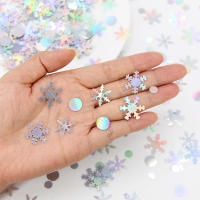 PVC Confeti De Encaje De Nieve Pequeño Y Redondo Para Decoración De Fiestas Navideñas Bodas Y Cumpleaños Tema De Invierno Y Tierra De Los Elfos - details 1