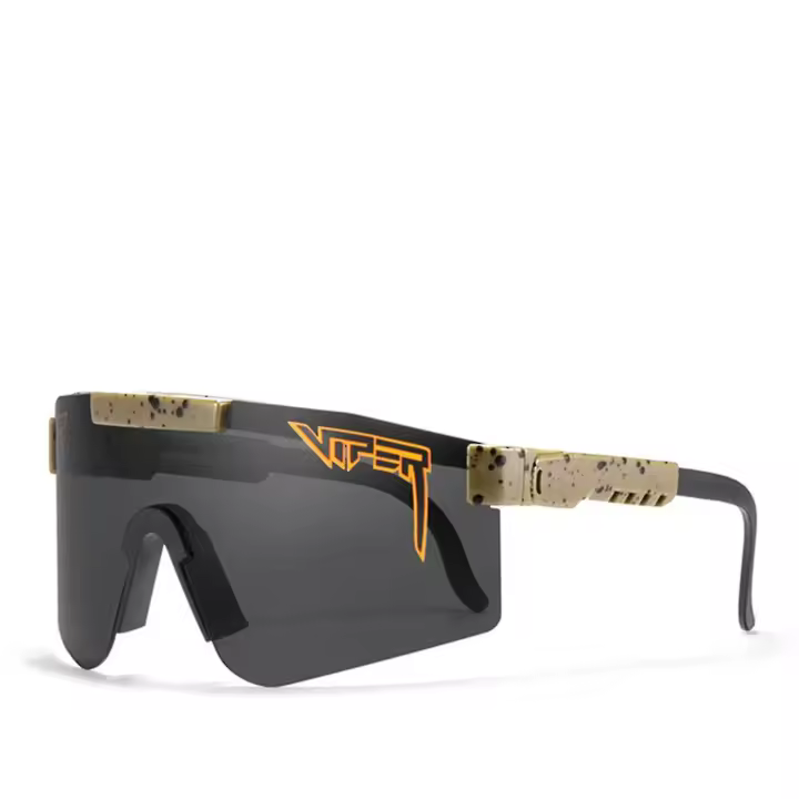 Big Frame Riding Sunglasses Colorful Full Faced True Film Polarized Sunglasses Safe And Cool - 1