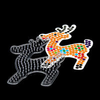 Plantillas De Puzle Pixel Art Para Hama Bolas 5mm Con Tweezers Plásticos Blancos Para Crear Juguetes 3D Regalo Para Niños - details 6