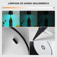 Lámpara De Mesa LED Recargable Con Interruptor Táctil 3 Colores Luz Nocturna Para Bar Club Cena Hogar Café Decoración Ambiental En Botella De Vino - details 4