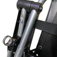 Silla tumbona hamaca plegable Reclinable de gravedad cero y resistente para Playa Patio Jardín Camping al Aire Libre, Carga Max.150 kg - Kmt Style - details 5