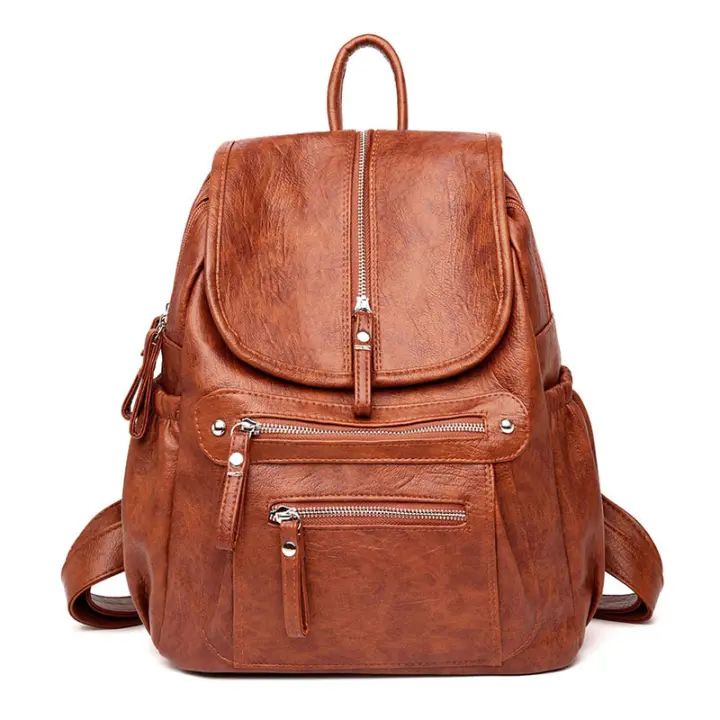Bolso de mujer informal de moda de estilo coreano, bolso escolar de gran capacidad, mochila de viaje individual - 1