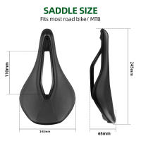 Sillín De Bicicleta MTB Carreras De Carretera Comp Triatlón Ancho Sillin PU Transpirable Suave Almohadilla De Asiento Para Hombres - details 2