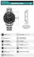 Reloj Mecánico Para Hombre Welly Merck WM170 Resistente Al Agua 200M Estilo Casual Clásico Y Business Con Fase De La Luna Material De Acero Inoxidable - details 13