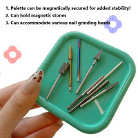 Organizador De Uñas Portátil Con Diseño De Ojos De Gato Contenedor De Almacenamiento Para Cabezas De Mecanizado Y Soporte Para Herramientas - details 2