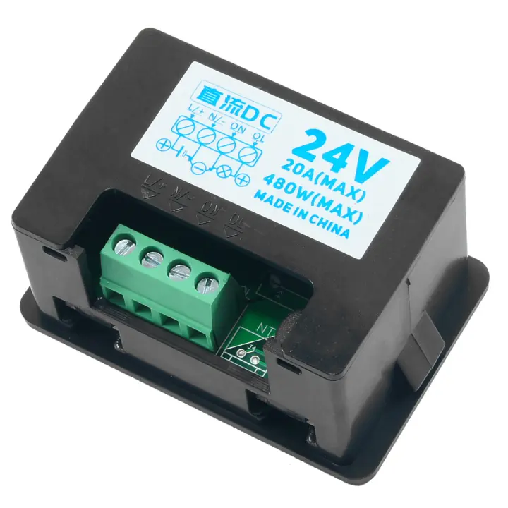 Controlador De Tiempo Digital LED T2310 Timbre De Delay Timer Relé modulo Con Interruptor On/Off DC 12V 24V AC 110-220V Multifuncional - 1