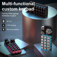 Teclado Mecánico RGB Personalizable Con 15 Teclas Y 3 Botones Para Hotswap Macro Para Photoshop Y Gaming Teclado Numérico Multifuncional Inalámbrico Romoral - details 7