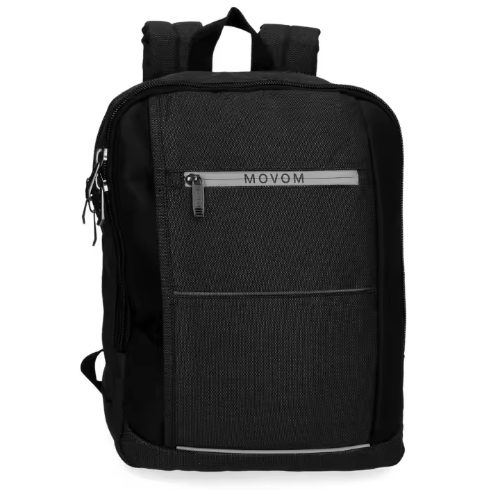 Movom Mochila para portátil de 27 cm x 36 cm x 12 cm fabricada en Poliéster. Negro - 1