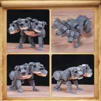 737PCS Bloques De Construcción Creativos Cerberus El Perro Trifacial Juguetes De Bloques Para Niños Regalo Para Niños Edad 6-12 Años Material Plástico - details 2
