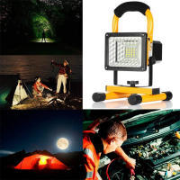Luz De Trabajo LED Recargable 30W Con Soporte Luz De Inundación Portátil Para Camping Y Workshop 3 Modos De Brillo - details 2
