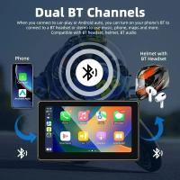 Pantalla Táctil Portátil Para Motocicleta IPX7 Impermeable 7 Pulgadas Con Navegación GPS Android Auto Y Wireless Carplay Resolución 1280x480 - details 28