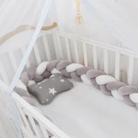 Parachoques trenzado con nudo, Protector de cuna infantil, almohada de felpa, cojín anticolisión, decoración de habitación de bebé, 1M/2M/3M/4M - details 10