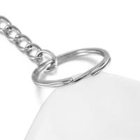 Llavero De Metal En Forma Redonda 25-30mm Con Ojo De Tornillo Para Fabricación De Joyas Y Llaveros Accesorios De Encuentro Unisex - details 6
