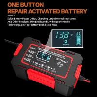 Cargador de batería de coche totalmente automático de 12 V y 6 A con pantalla LCD digital. Cargadores de reparación Power Pulse. Cargadores de batería de plomo-ácido húmedos y secos. - details 2
