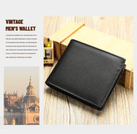 Cartera De Cuero Genuino Para Hombre WESTAL Con Bolsillo Para Monedas Y Tarjetas Tres Hojas Cierre De Cordón Casual - details 4