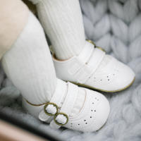 Zapatos De Bebé Niña Princesa Vestido PU Suela De Goma Antideslizante Nudo Mariposa Infantil Cuna Primeros Pasos Niña Recién Nacida - details 28
