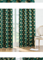 Cortinas De Blackout Con Hojas De Ginkgo Doradas 1 Pieza Cortinas Para Habitación Reducción De Luz Aislamiento Térmico Y Silencioso Decoración De Hogar Y Hotel - details 14