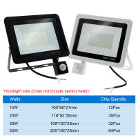 Proyector De Luz Exterior LED Con Sensor De Movimiento PIR IP66 220V Luz De Calle Autónoma SMD2835 Iluminación Exterior Blanco - details 5