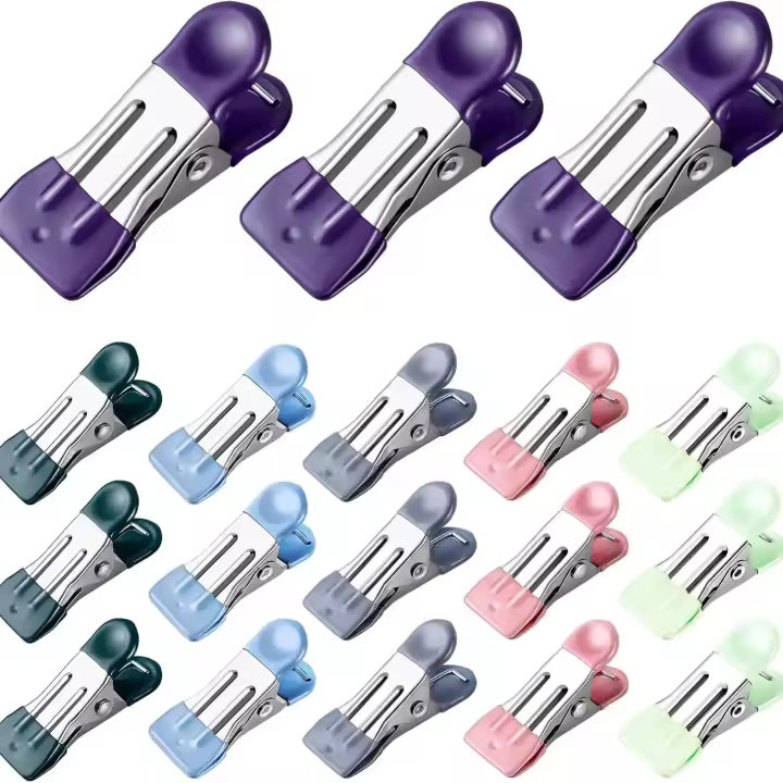 30 Pack Pinzas De Ropa De Acero Inoxidable Resistentes Para Secado De Ropa Y Fotos Línea De Secado De Ropa Clip Para Alimentos Y Cocina - 1