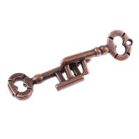 Juguete De Lógica Y Desafío Para Niños Y Adultos Cerradura De Anillo Mágica Con Bloque De Llave De Aleación Juego De Ocio Inteligente - details 3