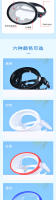 Gafas de buceo, gafas de pescador para adultos, universales, montura grande, HD, máscara de buceo libre, equipo de natación, máscara de snorkel - details 7