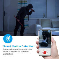 Cámara Miniatura HD 1080P Con Alarma Y Visión Nocturna Control Inalámbrico Wifi Cámara DVR Para Vigilancia Doméstica Monitor De Video - details 1