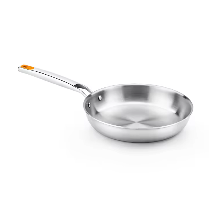 BRA EFFICIENT INOX - Sartén 20 cm en Acero Inoxidable con Triple Capa. Apta Inducción - 1