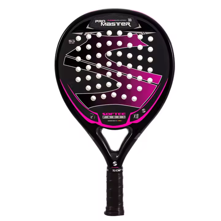 Pala Padel Softee Pro Master Evolution Fucsia - 1
