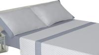 Juegos de Sábanas Mommata: Económicas, Tacto Extra Suave, Resistentes - Varios Colores y Medidas Sabanas de microfibra Modelo Rayas. - details 3