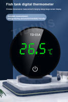 Termómetro De Acuario Digital LCD Mini Para Tanque De Peces Precisión Alta Tipo-C Recargable Rango De Medición -9.9 a 50℃ - details 0