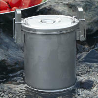 Cacerola De Acero Inoxidable Multifuncional Para Camping Y Senderismo Accesorio De Cocina Para Viajes Portátil Y Picnic - details 15