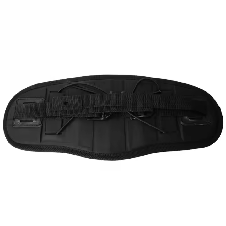 Almohadilla De Asiento De Canoa Ajustable Antideslizante Cómoda Negro Accesorio Para Barco - 1