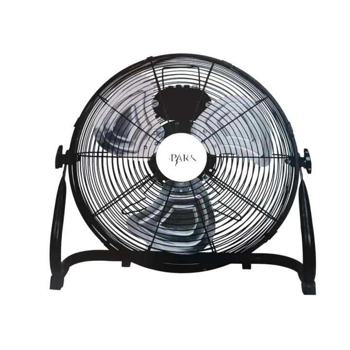 SPARK- VENTILADOR DE 10". 3 AJUSTES DE VELOCIDAD. OPERACIÓN SILENCIOSA. ROTACIÓN AJUSTABLE. VIENTO FUERTE. 3 ASPAS DE ALUMINIO.  POTENCIA 30W. ENERGIA EFICIENTE - 1