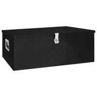vidaXL Caja de Almacenaje de Aluminio Accesorio Herramienta Vehículo Color Negro,  Plateado, y mas - details 0