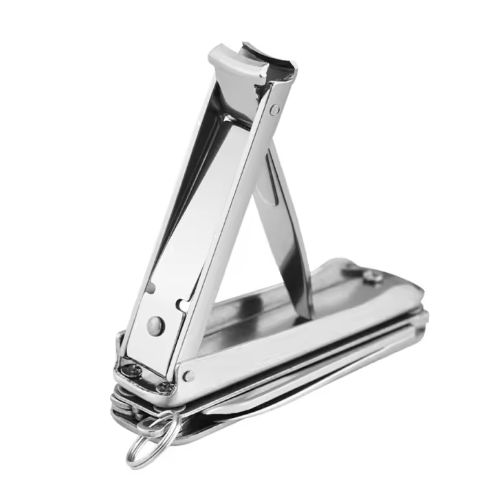 Tijeras De Uñas Multifuncionales 5-en-1 Con Llavero Kit De Herramientas De Manicura Acero Inoxidable Plegable Para Dedos Y Tobillos - 1