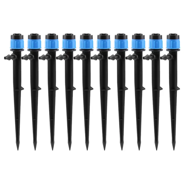 Sistema De Riego Por Drip Automático Con Espiga Self Watering Para Plantas De Flor Jardín Invernadero Dispositivo De Rociador Automático Ajustable - 1