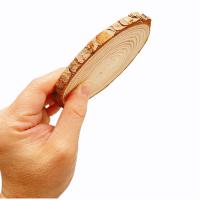 Círculos De Madera De Pino Natural No Terminados 3-12cm Para Manualidades DIY Bodas Y Decoración Del Hogar Discos Con Corteza - details 5