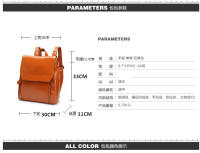Nueva Mochila Para Mujer Retro Suave Estilo Universitario Mini Mochila De Moda De Guangdong Material PU Con Lining Orgánico - details 20