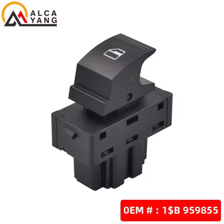 Interruptor Maestro De Ventanas Potentes Para Volkswagen VW up E-up Skoda Citigo Seat Mii 2012 2013 Material ABS Resistente Instalación Fácil - 1
