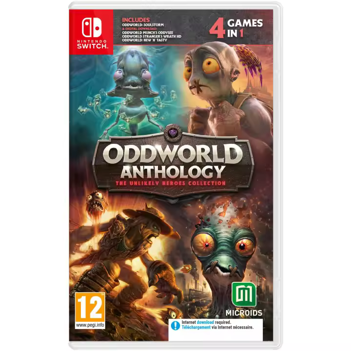 Oddworld Anthology The Unlikely Heroes Collection - Nintendo Switch - Nuevo precintado - PAL España - 1