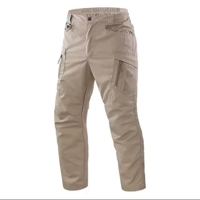 Pantalones De Cargo Para Hombre Multi-bolsillos Impermeables Resistentes Al Desgaste Ropa De Entrenamiento Casual Cómodos Y Transpirables - 1