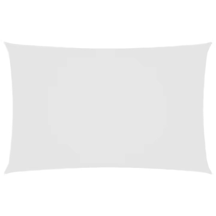 Toldo de Vela lienzo rectangular Oxford Blanco 2,5x5 m - 1