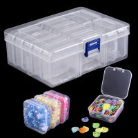 Caja De Almacenamiento Para Pintura Diamante DIY Bordado Joyería Arte De Uñas Mosaico De Strass Multifuncional - details 0