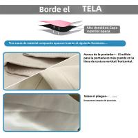 Cortinas De Blackout Tejidas 100% Poliéster Para Sala De Estar Y Dormitorio Con Cierre De Anillas Diseño Moderno Y Grueso Para Invierno - details 3