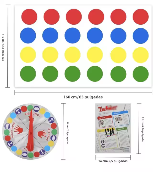 Juego Interactivo De Mesa Para Niños Danza Matriz Juego De Fiesta Multipersonas Juego Interactivo De Música Twister Para Padres E Hijos - 1