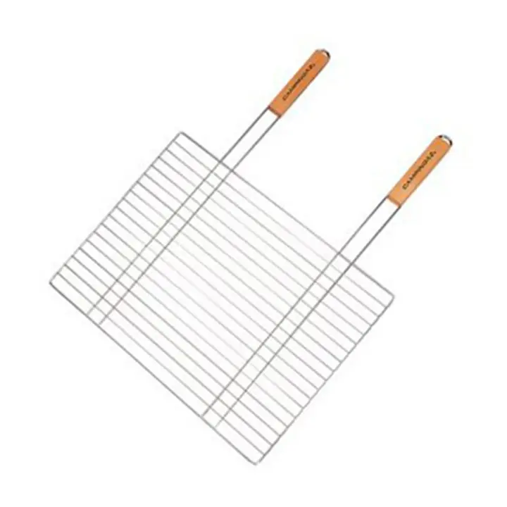 Parrilla Campingaz Doble Mango Cromada Rectangular 67x40 Cm - 1