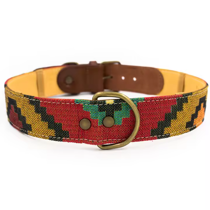 LADRAN GAUCHO - Collar para Perros SCOOBY de Cuero Hecho a Mano - Resistente, Ajustable y Artesanal - 1