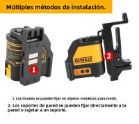 Nivel De Láser DEWALT 2-Línea Verde Automático Precisión Horizontal Y Vertical DW088CG Para Trabajos De Carpintería Y Construcción - details 4