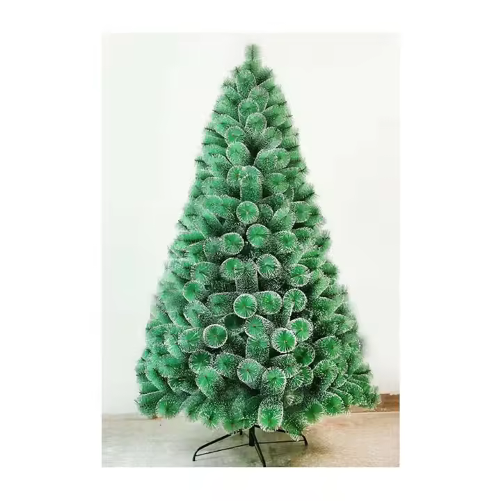 PLUS HOME Árbol de Navidad nevado Harry con Base Soporte metálica tamaño120Cm(90Puntas) pino con nieve blanco - 1